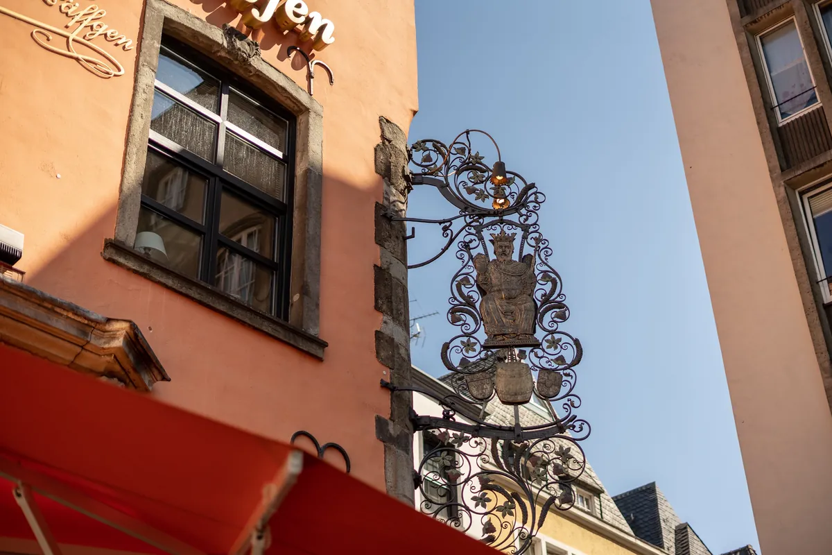 Ausschank der Brauerei zum Pfaffen in Köln Altstadt Nord