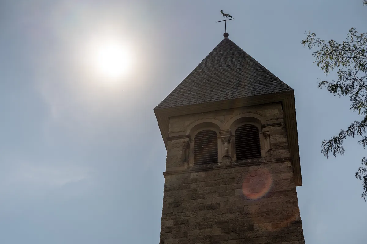 Kirchturm der Reformationskirche in Köln Bayenthal
