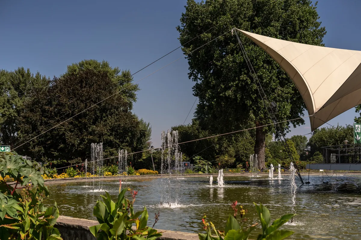 Tanzbrunnen in Köln Deutz