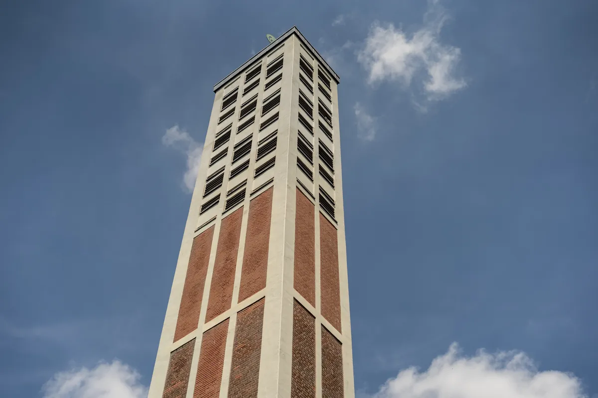 Kirchturm der St. Pankratius in Köln Junkersdorf