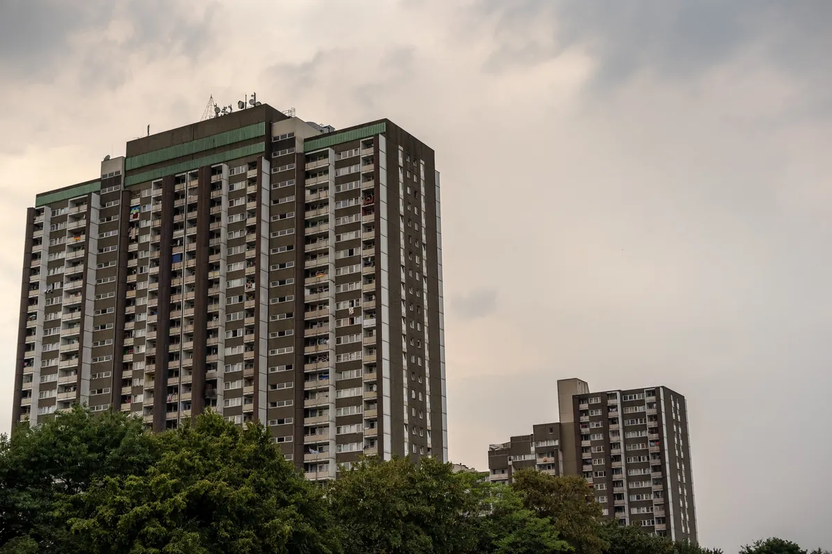 Hochhaussiedlung in Köln Meschenich