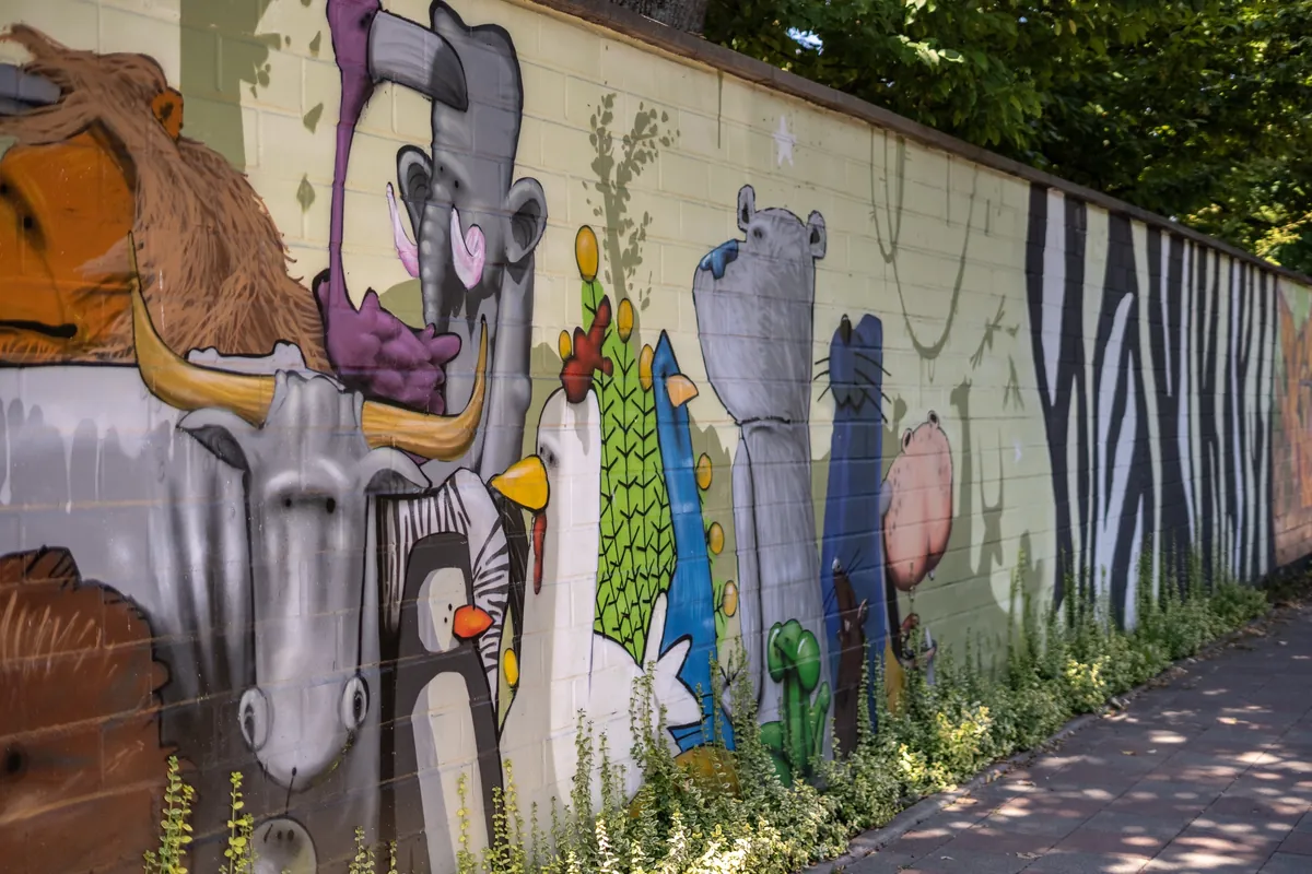 Figurative Wandmalerei in Köln Riehl