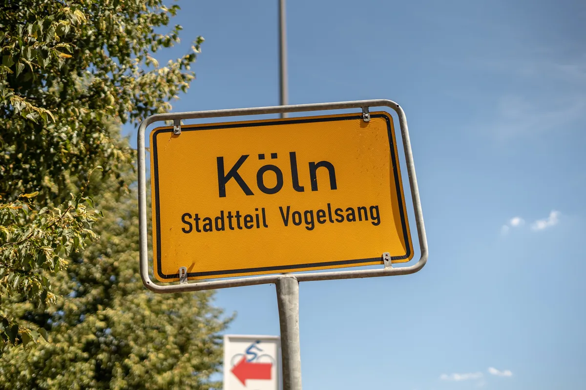 Stadtteilschild Köln Vogelsang