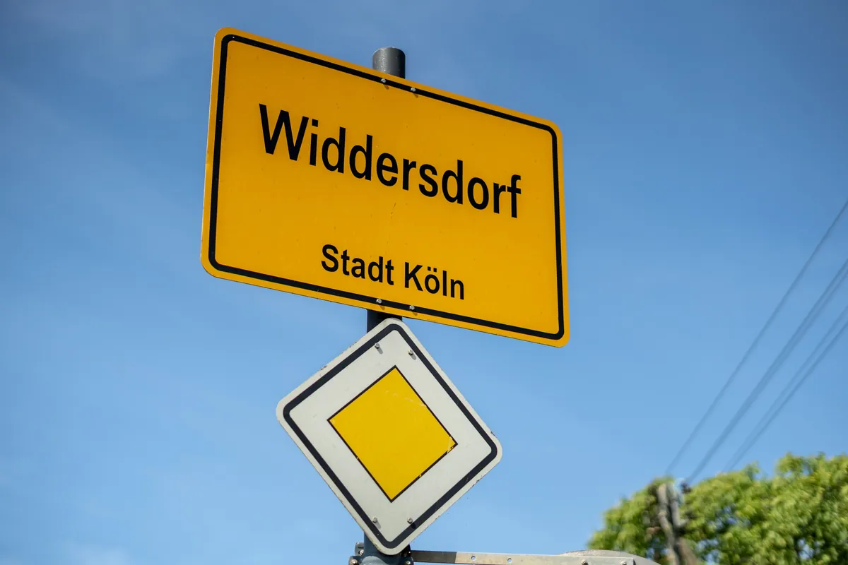 Stadtteilschild Köln Widdersdorf